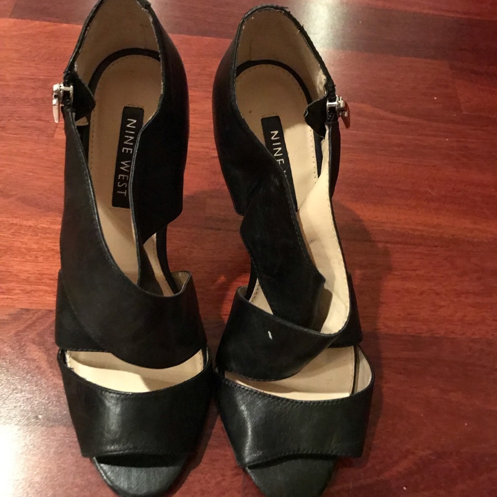 Nine West strapy heel